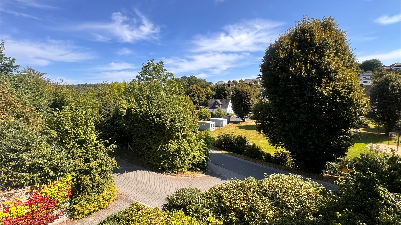 Ausblick vom Hobbyzimmer