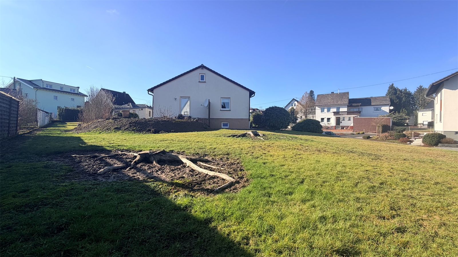 Garten-Baugrundstück