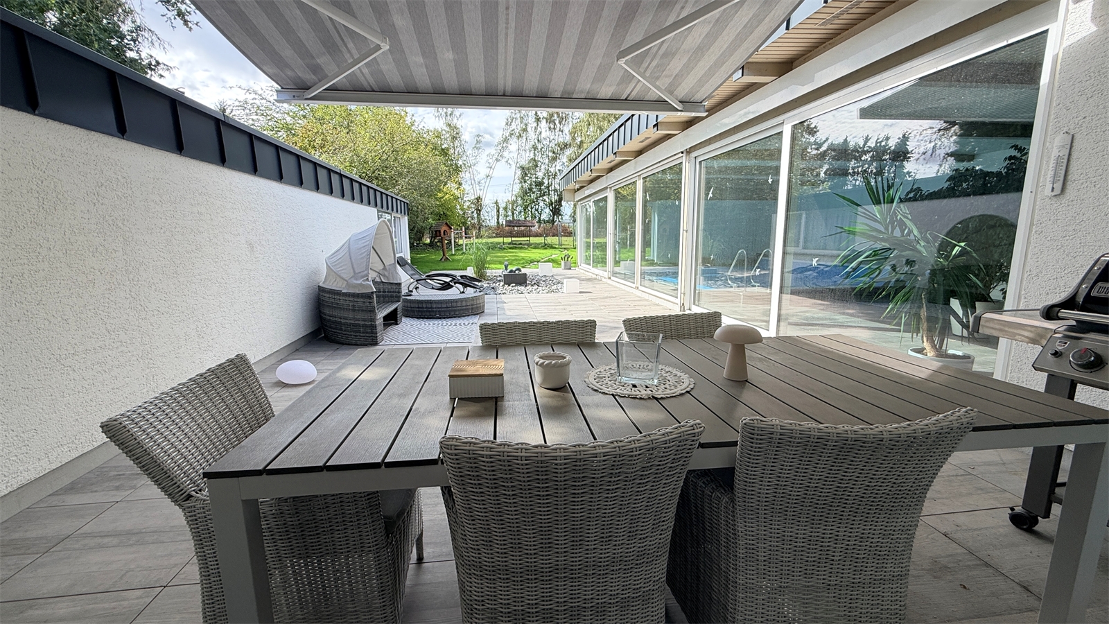 Uneinsehbare Terrasse